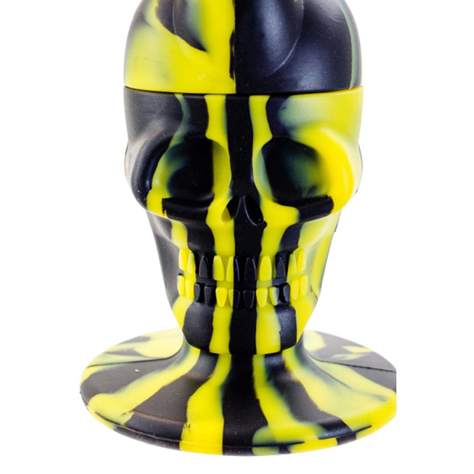 Detachable Multi-Colored Silicone Skull Bong