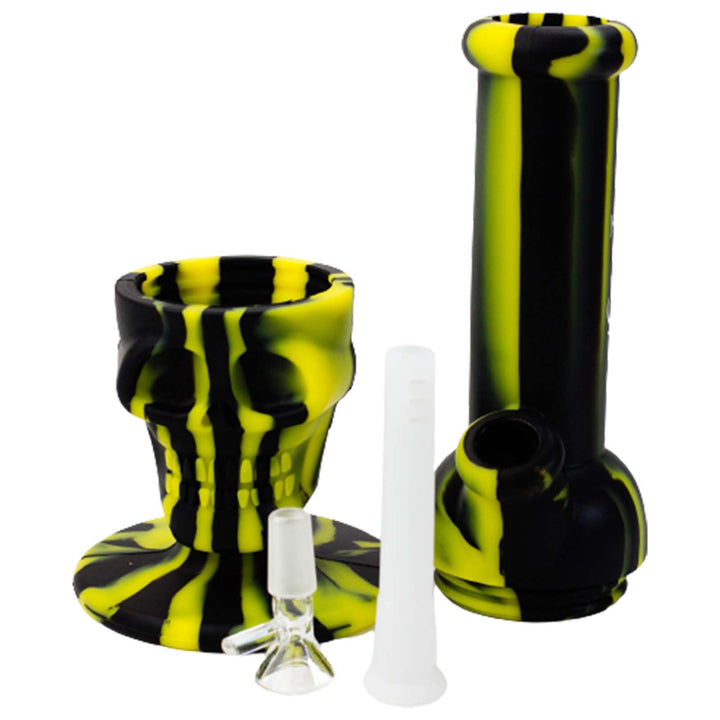 Detachable Multi-Colored Silicone Skull Bong - PILOTDIARY
