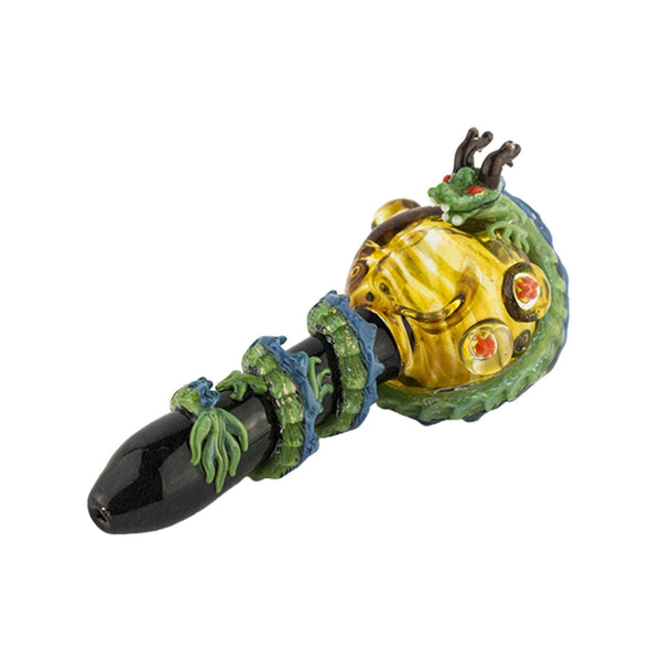 Dragon Sphere Large Spoon Pipe