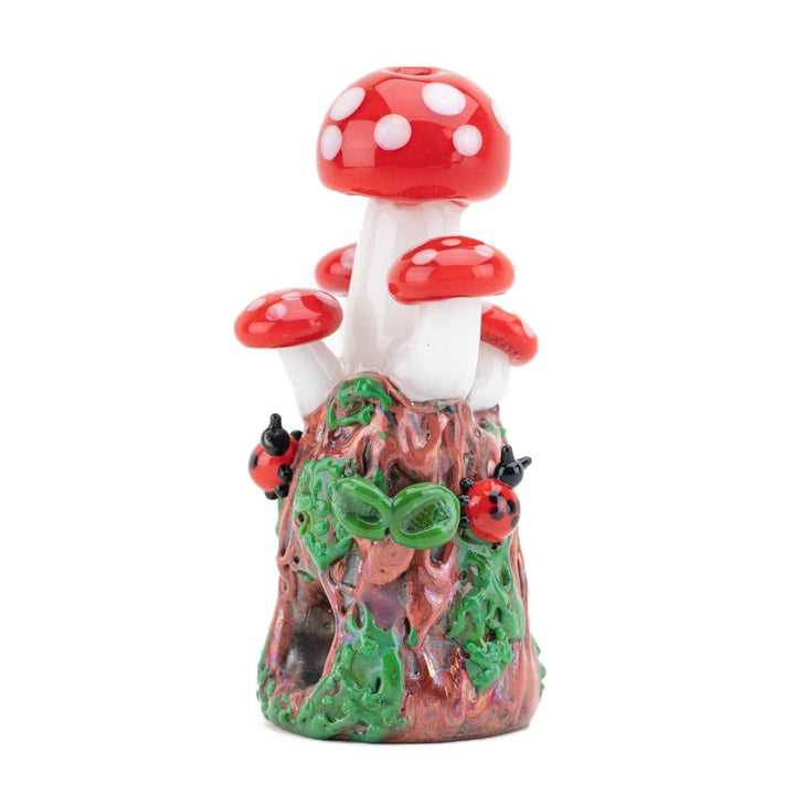 Empire Mushroom Glass Bubbler Pipe - PILOTDIARY