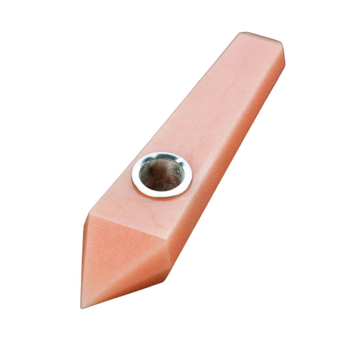 Glow-In-The-Dark Crystal Stone Smoking Pipe
