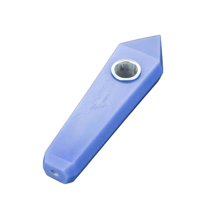 Glow-In-The-Dark Crystal Stone Smoking Pipe