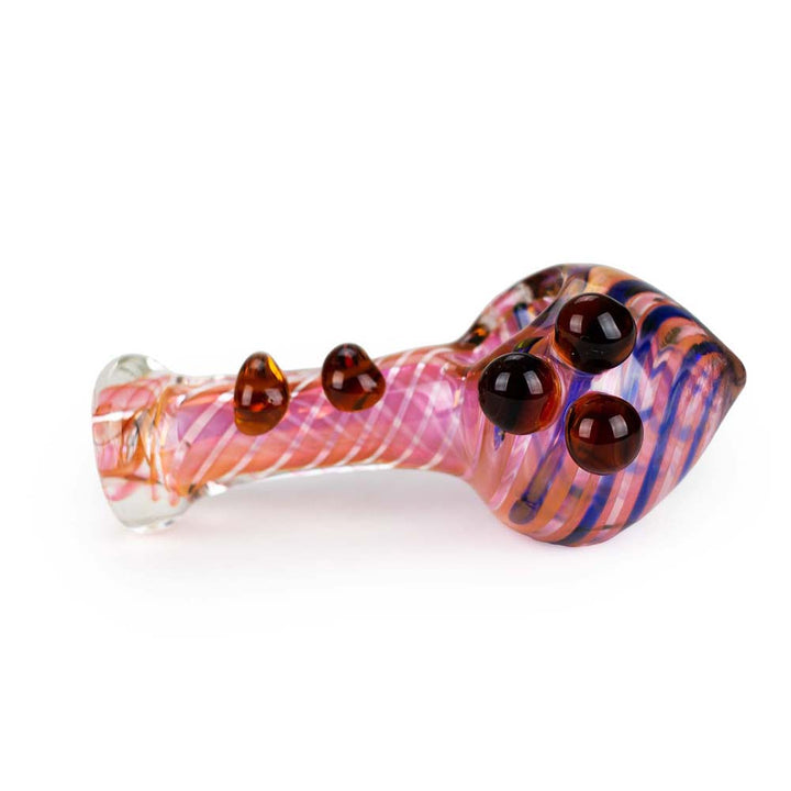 Gold Fumed Hand Pipe 2pcs