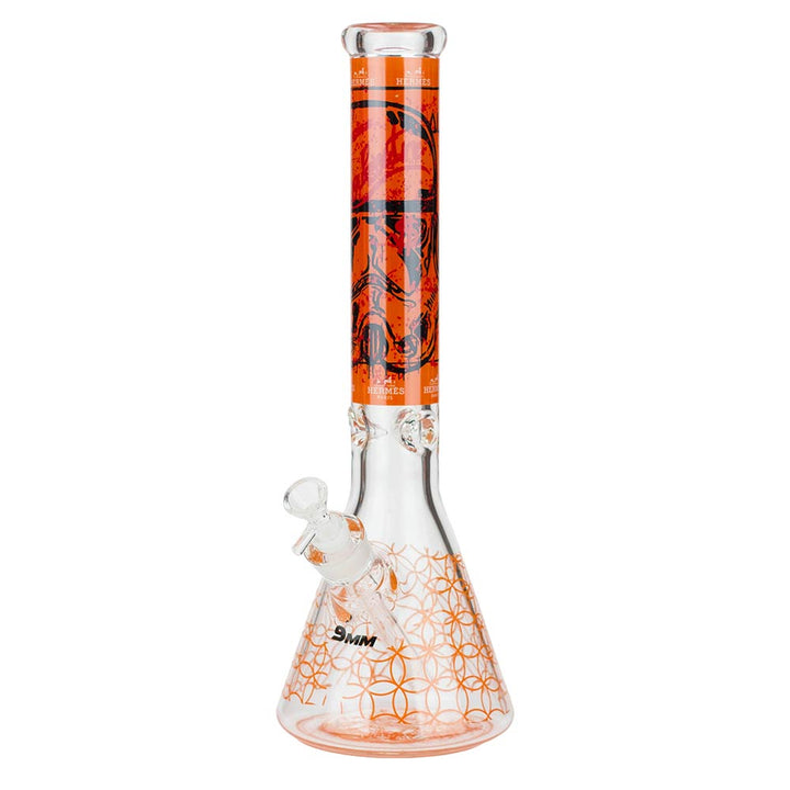 Graphic 9mm Thick Beaker Bong - PILOTDIARY