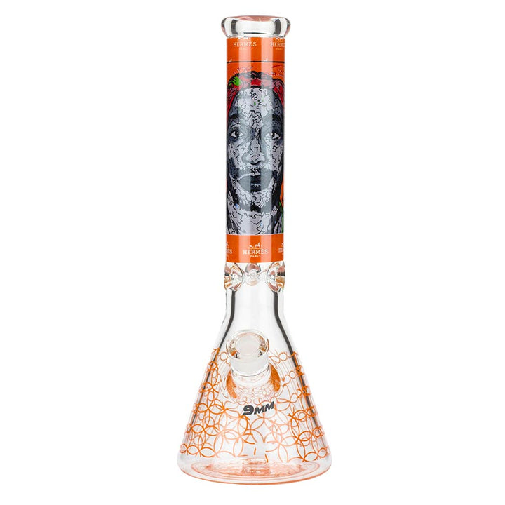 Graphic 9mm Thick Beaker Bong - PILOTDIARY