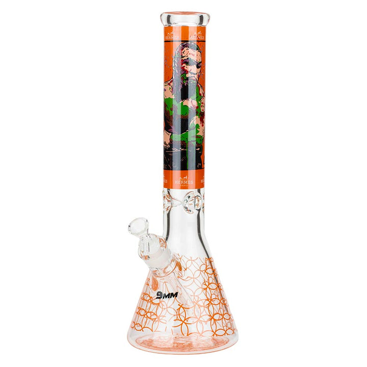 Graphic 9mm Thick Beaker Bong - PILOTDIARY