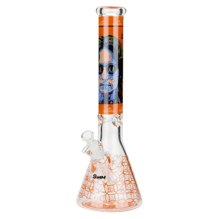 Graphic 9mm Thick Beaker Bong - PILOTDIARY