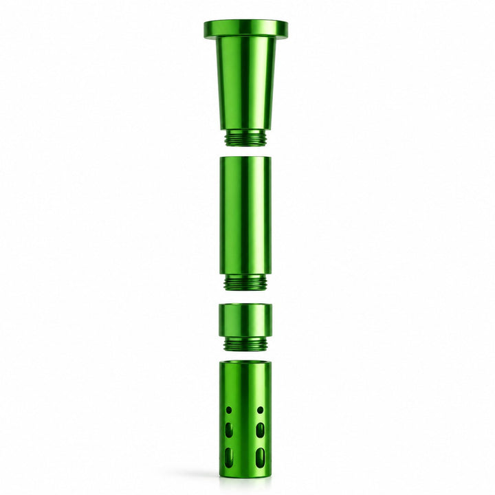 14mm Green Unbreakable Adjustable Aluminum Downstem – PILOTDIARY