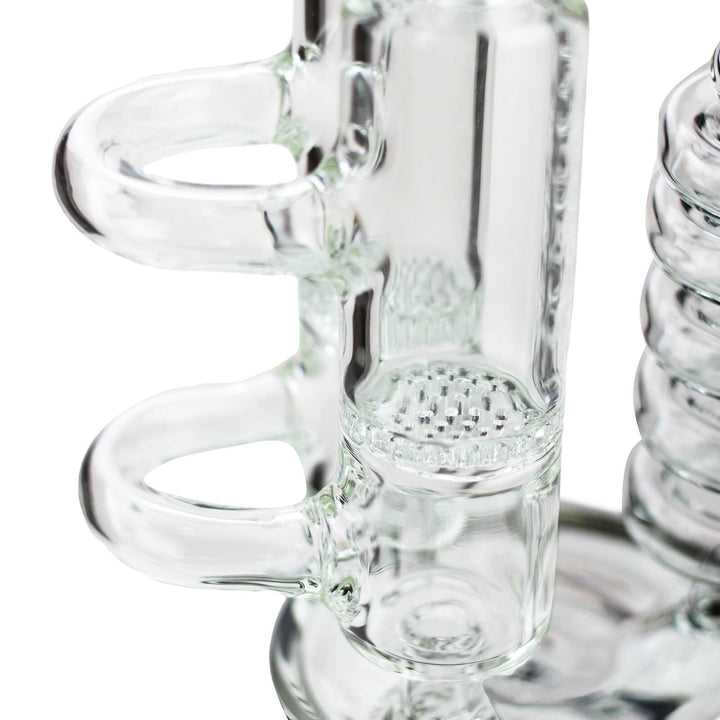 12" H2O Coil Glass Water Recycle Bong