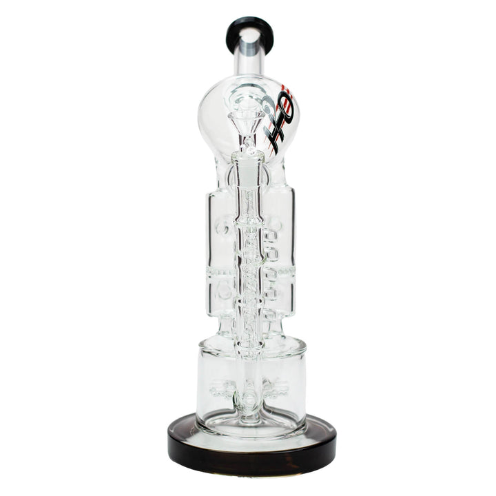 12" H2O Coil Glass Water Recycle Bong