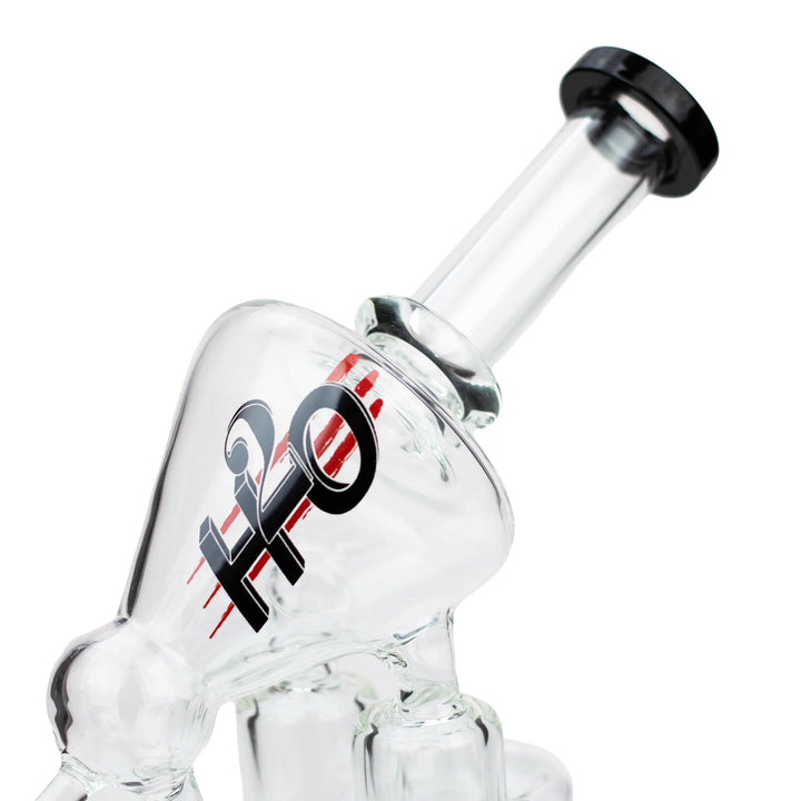 12" H2O Coil Glass Water Recycle Bong