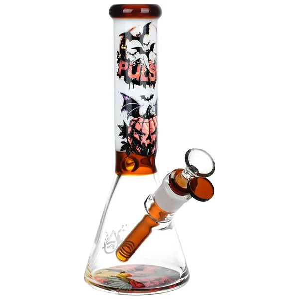 Halloween Scene Beaker Bong