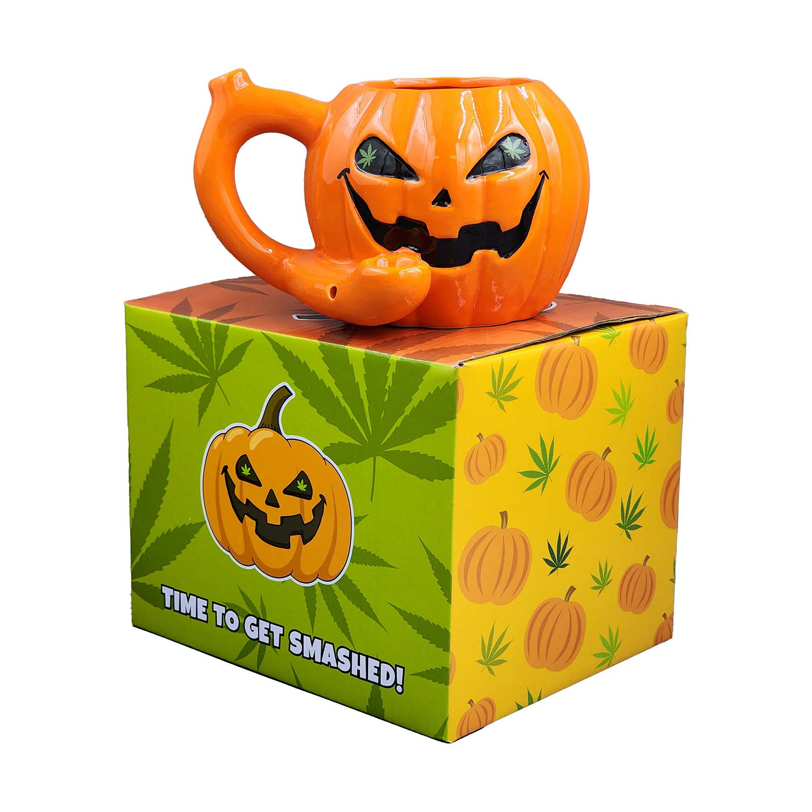 Halloween Pumpkin Mug Pipe