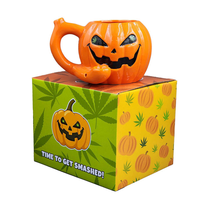 Halloween Pumpkin Mug Pipe