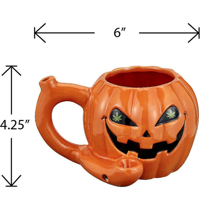 Halloween Pumpkin Mug Pipe