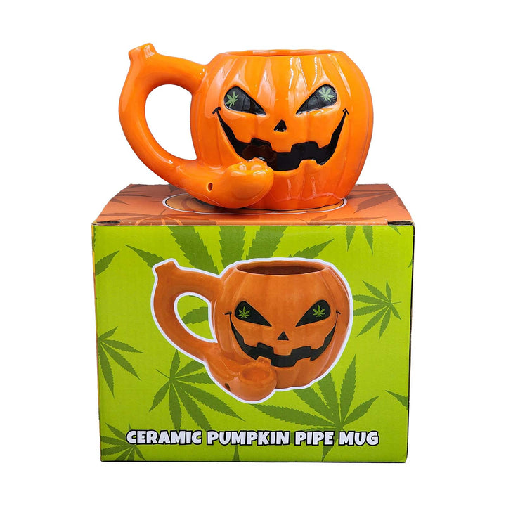 Halloween Pumpkin Mug Pipe