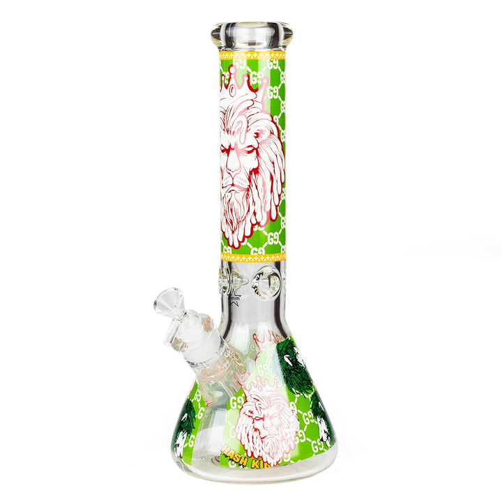 Glow in the Dark Water Pipe with Lion Design - Variant C