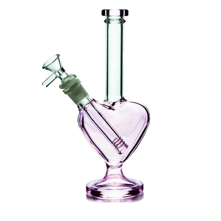 Valentine Pink Heart Shaped Bong - PILOTDAIRY