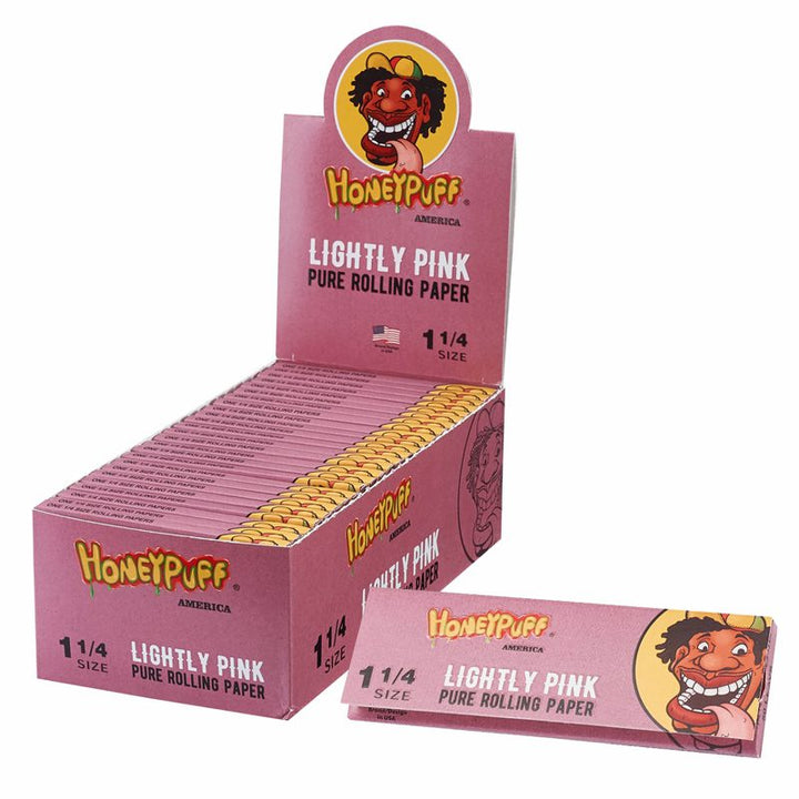 Honey Puff Lightly Pink Rolling Paper - pilotdiary