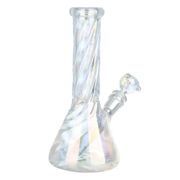 Iridescent Twist Small Beaker Bong - PILOTDIARY