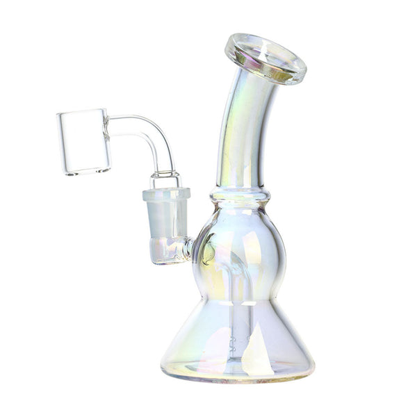 Iridescent Conical Base Mini Dab Rig - PILOTDIARY