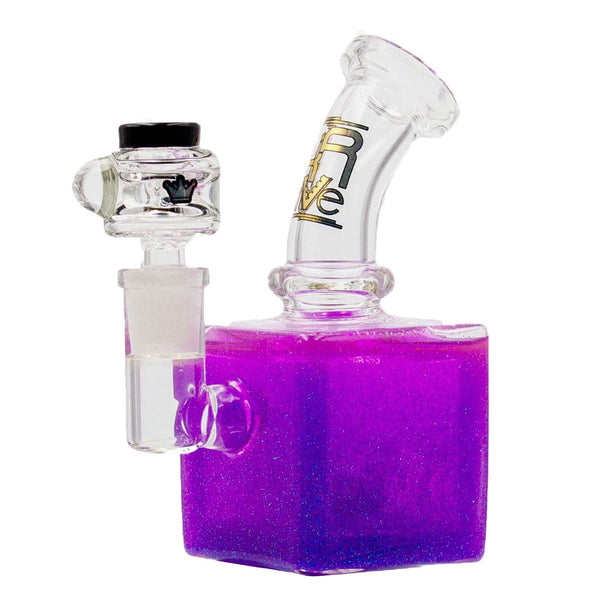 Krave Cube Glycerin Mini Dab Rig - PILOTDIARY