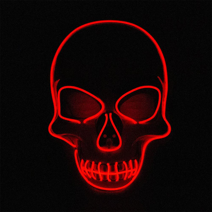 LED Neon Skull Mask - PILOTDIARY