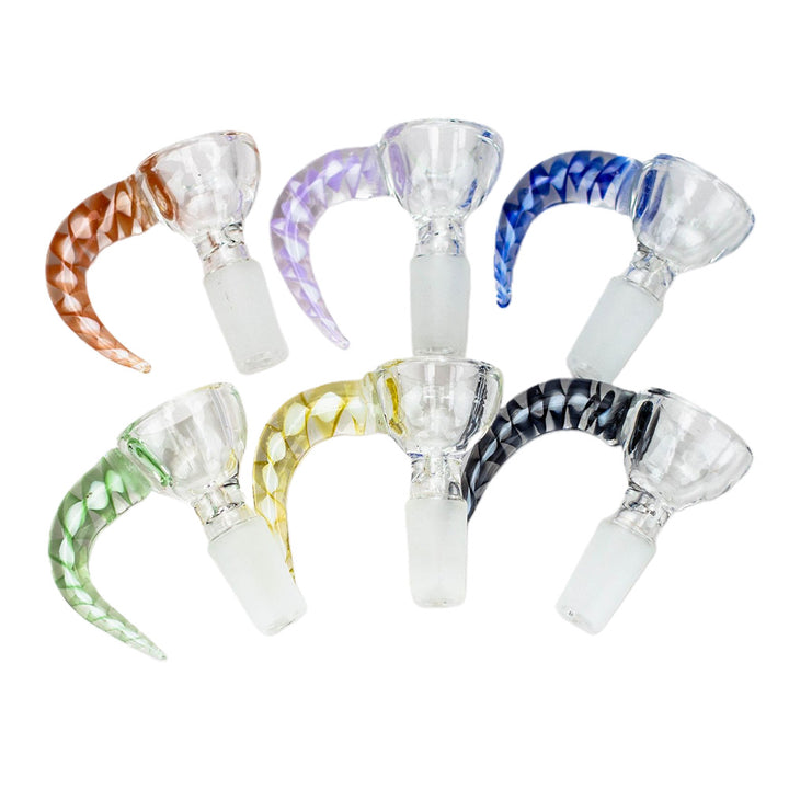 Large Bong Bowls 14mm with Horn Handle - PILOTDIARY