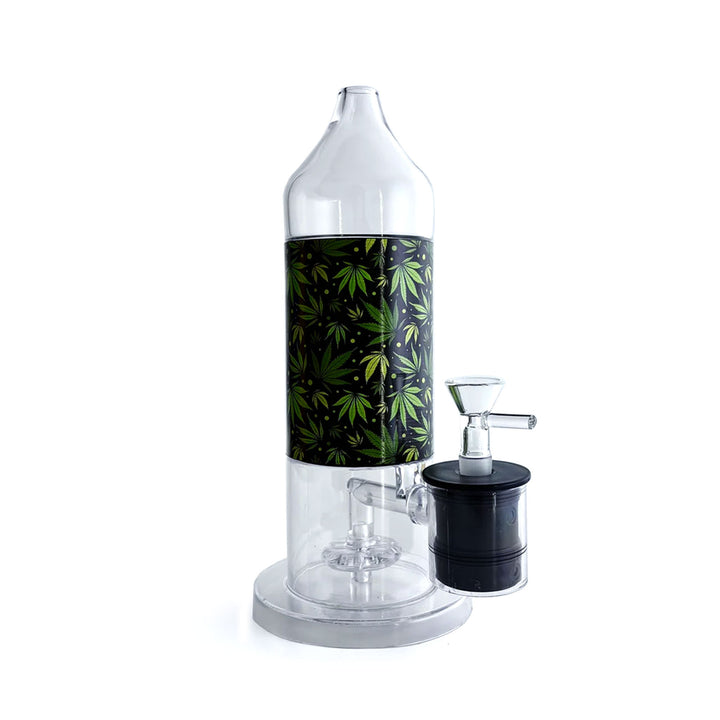 Leaf Design Electric Lamp Acrylic Bong 