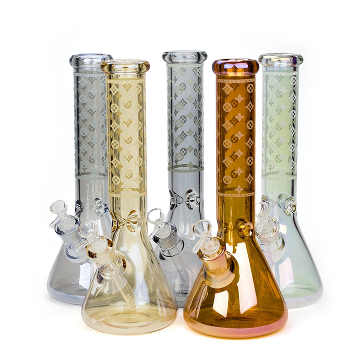 Luxury Classic Electroplated Beaker Bong - PILODIARY