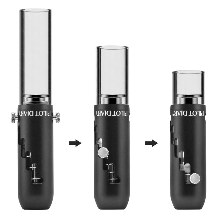 MJ420 Glass Blunt Pipe steps