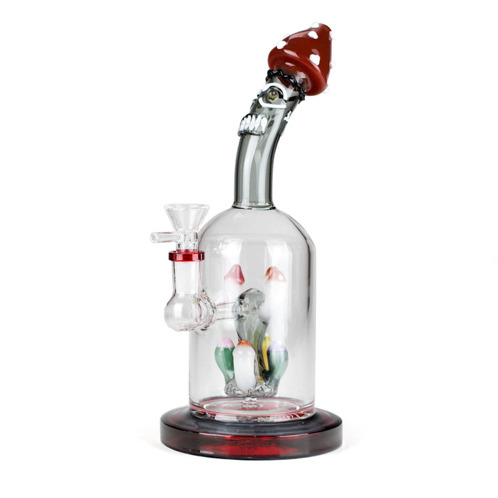 MadCaps Glass Water Pipe Red