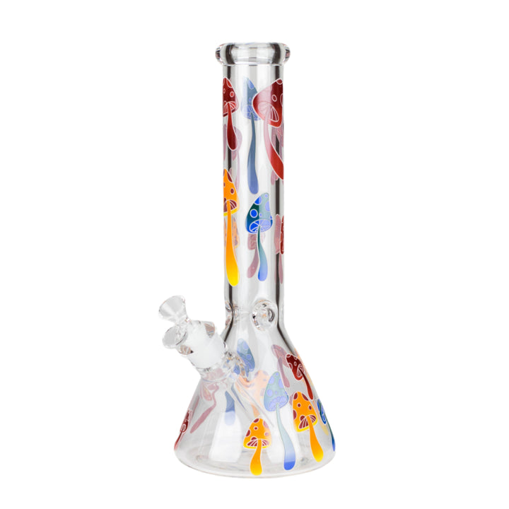 14" Magic Mushroom Glass Bong - pilotdiary