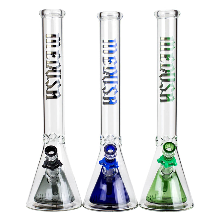 Medusa 18" Glass Beaker Bong with Cone Perc - pilotdiary