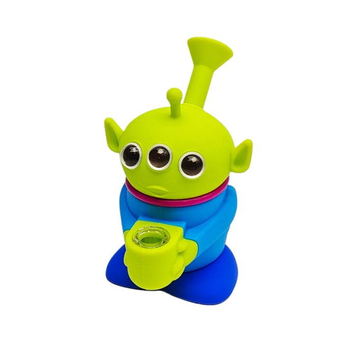 Mini Alien Silicone Water Pipe 5" - pilotdiary