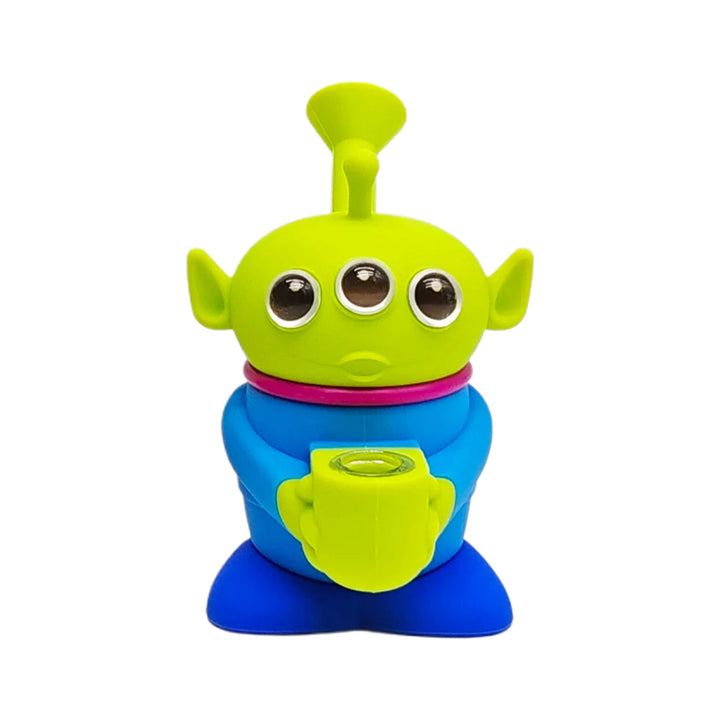 Mini Alien Silicone Water Pipe 5" - pilotdiary