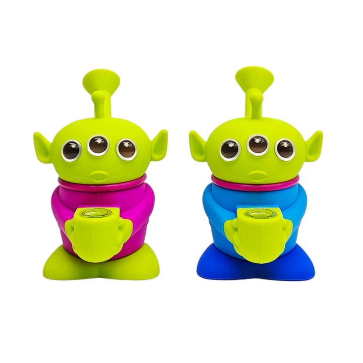 Mini Alien Silicone Water Pipe 5" - pilotdiary