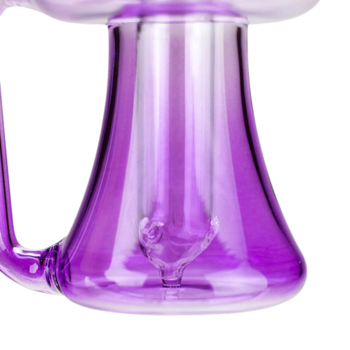 Mini Purple Mushroom Glass Bong 5″ - pilotdiary