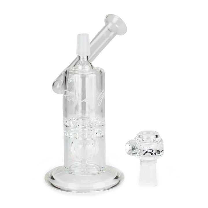 7" Mini Torus Clear Bong - pilotdiary