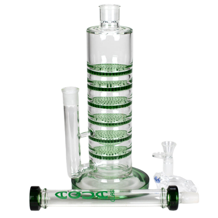 2-in-1 Multi Level Honeycomb Perc Bong - pilotdiary