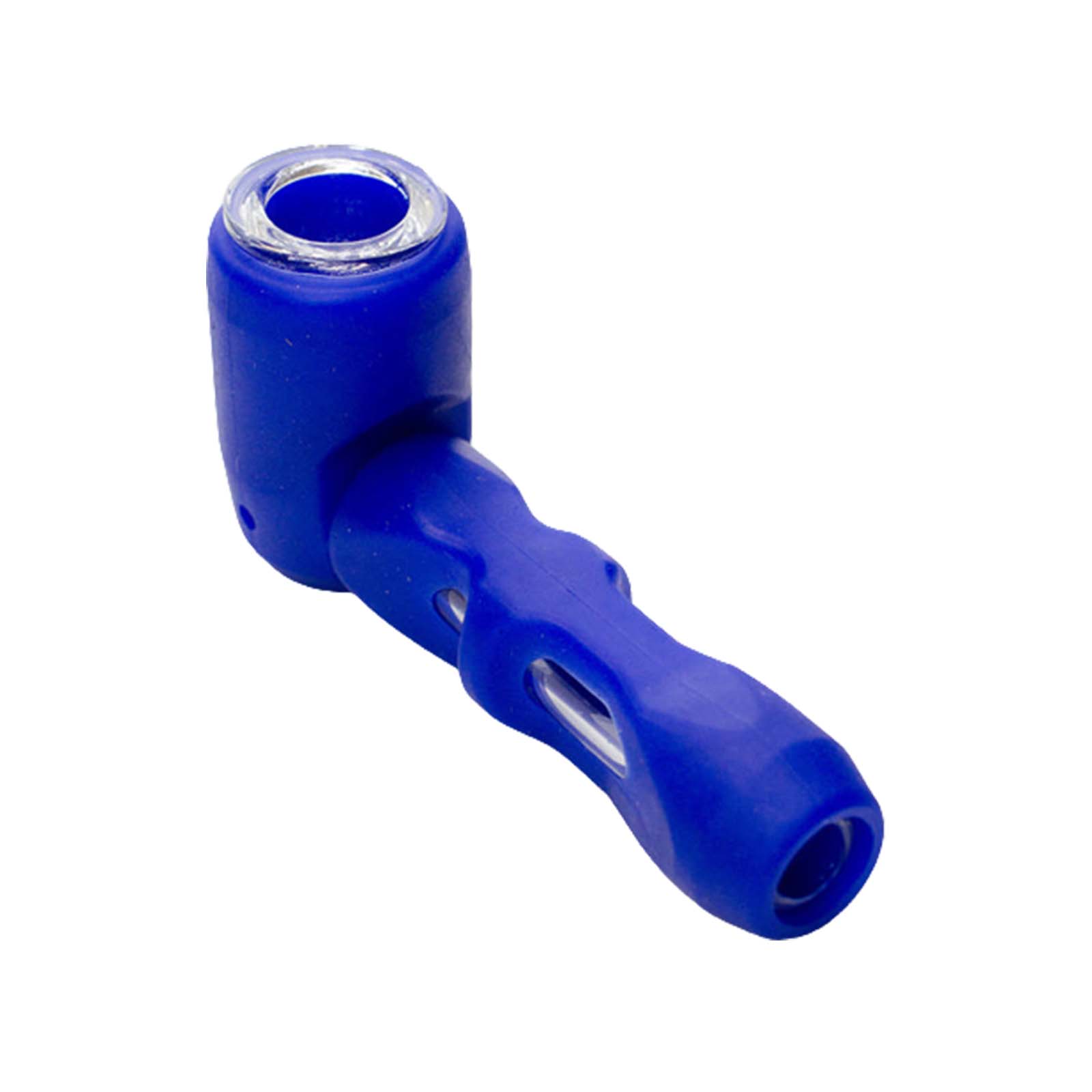 Multi-Hole Glass Bowl Silicone Hand Pipe