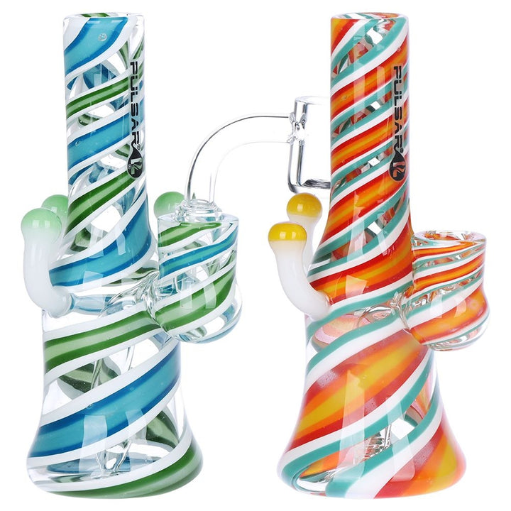 Mushroom Vision Wig Wag Glass Dab Rig - PILOTDIARY