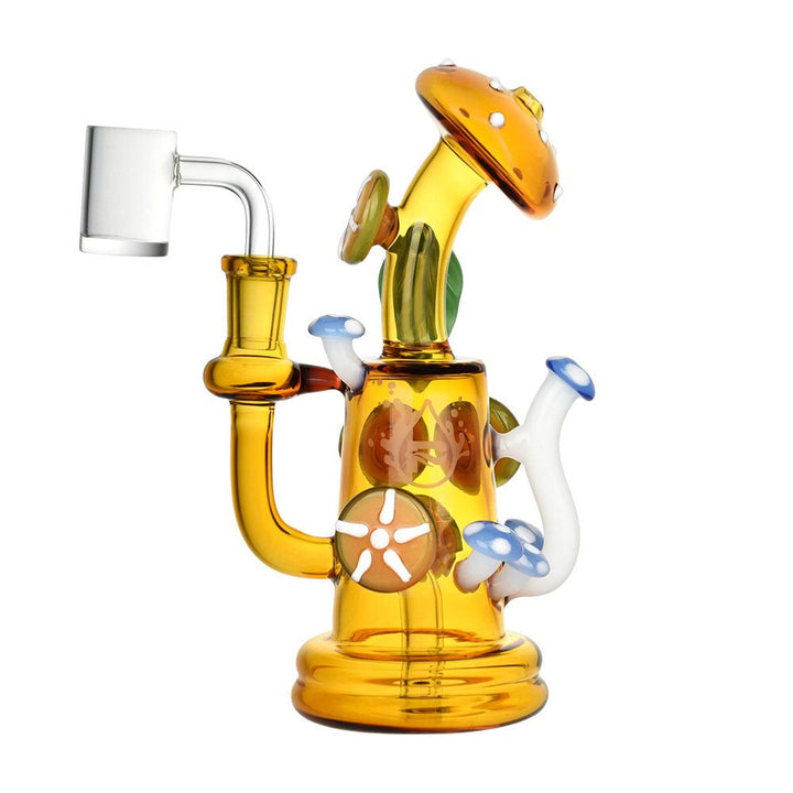 Mushroom Crazy Glass Dab Rig - PILOTDIARY