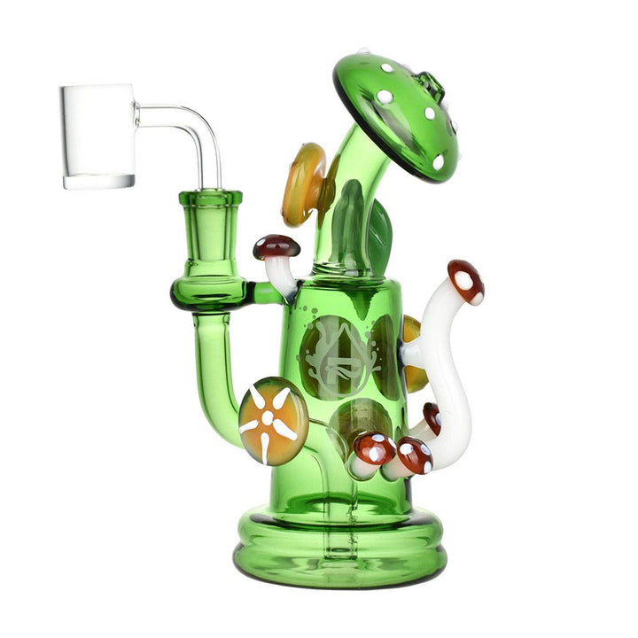 Mushroom Crazy Glass Dab Rig - PILOTDIARY