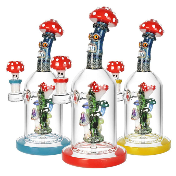 Mushroom Family Glass Bong - PILOTDIARY