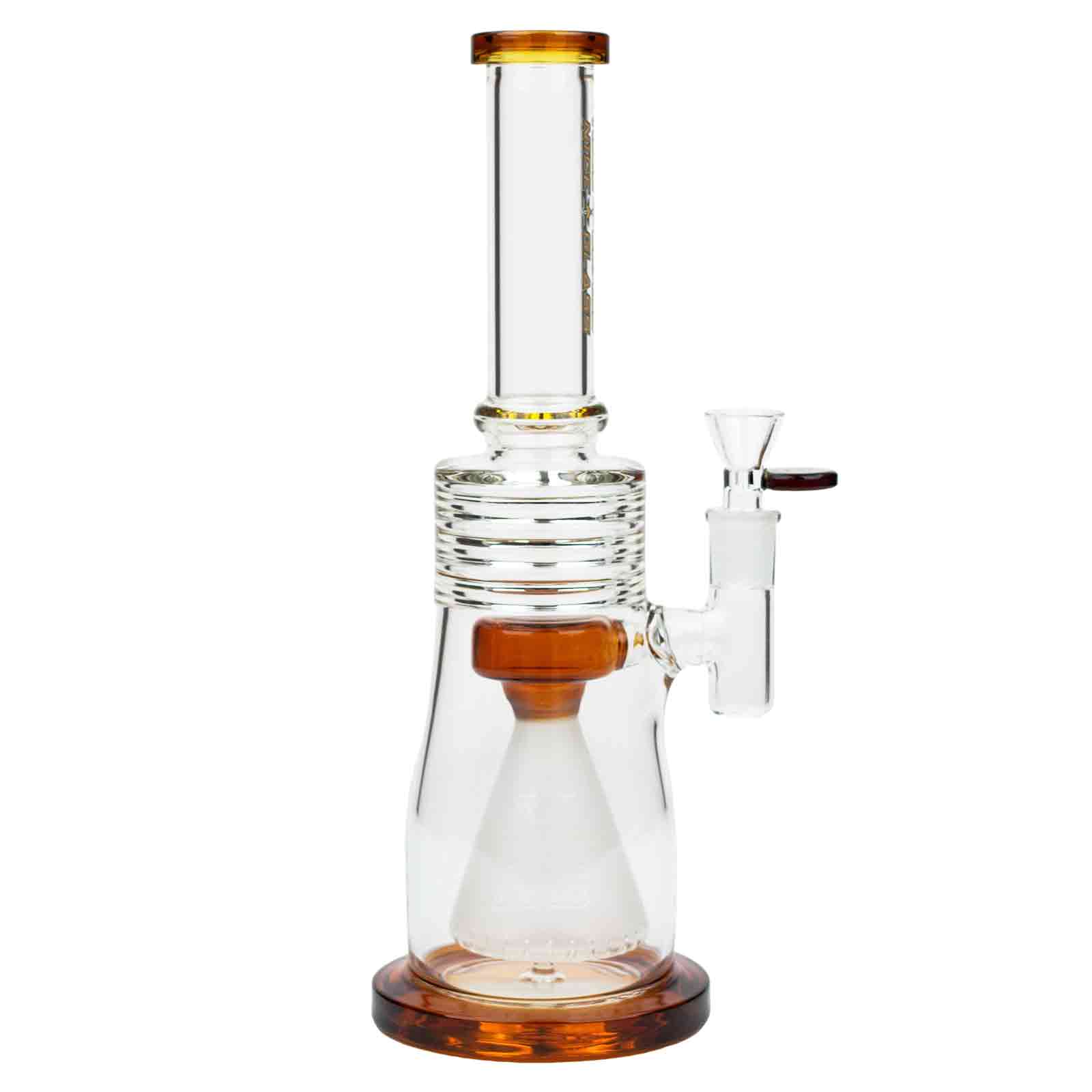 NG 12" Frosted Cone Perc Bong - PILOTDIARY