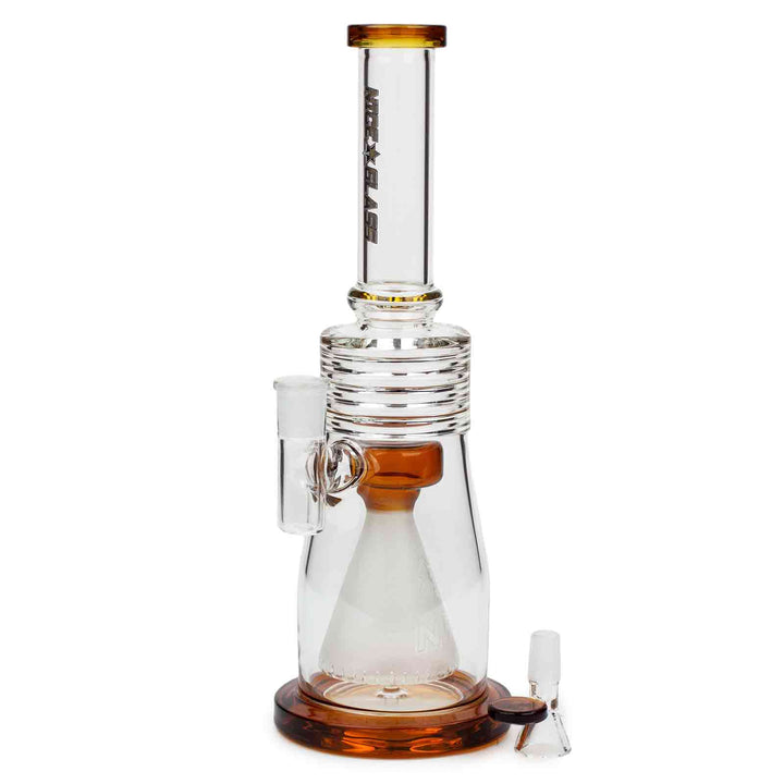 NG 12" Frosted Cone Perc Bong - PILOTDIARY