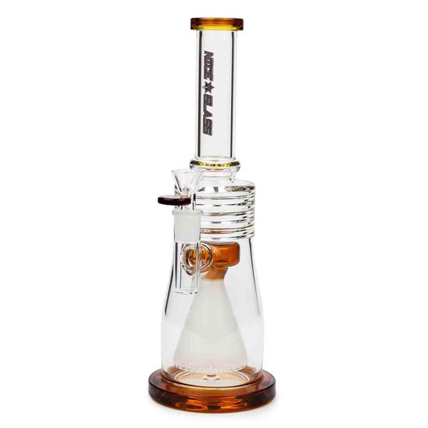 NG 12" Frosted Cone Perc Bong - PILOTDIARY