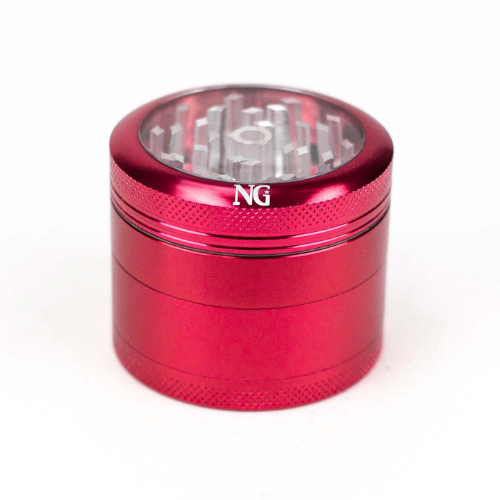 NG 4 Piece Aluminum Grinder with Window PILOTDIARY