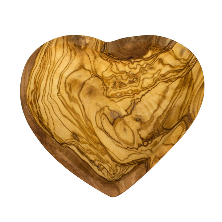 Olive Wood Heart Rolling Tray - PILOTDIARY